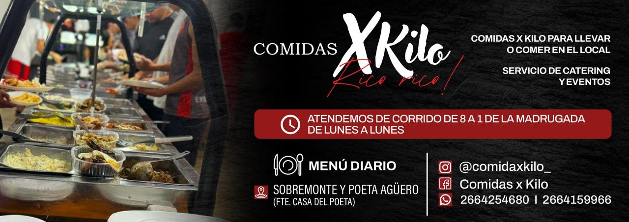 Comidas XKilo